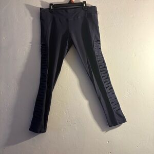 Betsey Johnson Blue Capris with Slits both Sides and a small pocket size large